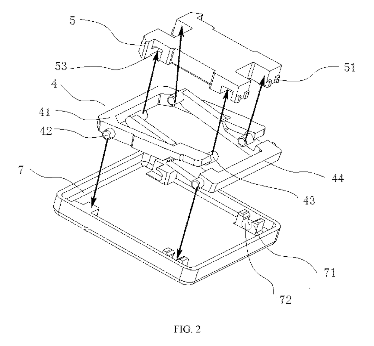 Thin keyboard switch