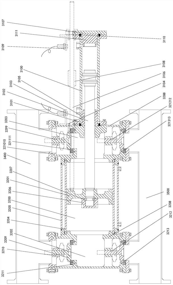 Four-way low-damping double-acting check valve