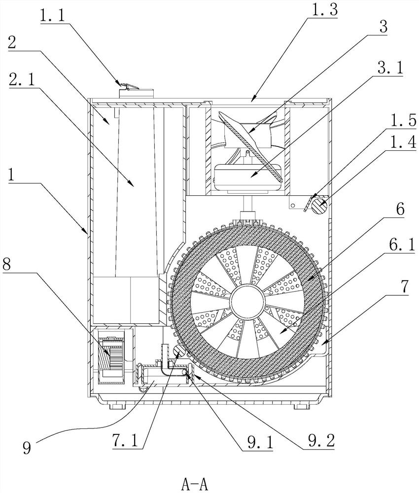 Atomization and evaporation dual-mode humidifier