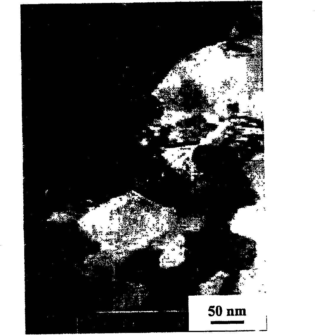 Method for fabricating block body of nano pure nickel material