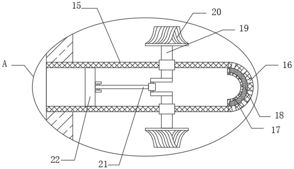 Organic wastewater treatment device based on electrochemical oxidation technology and method thereof