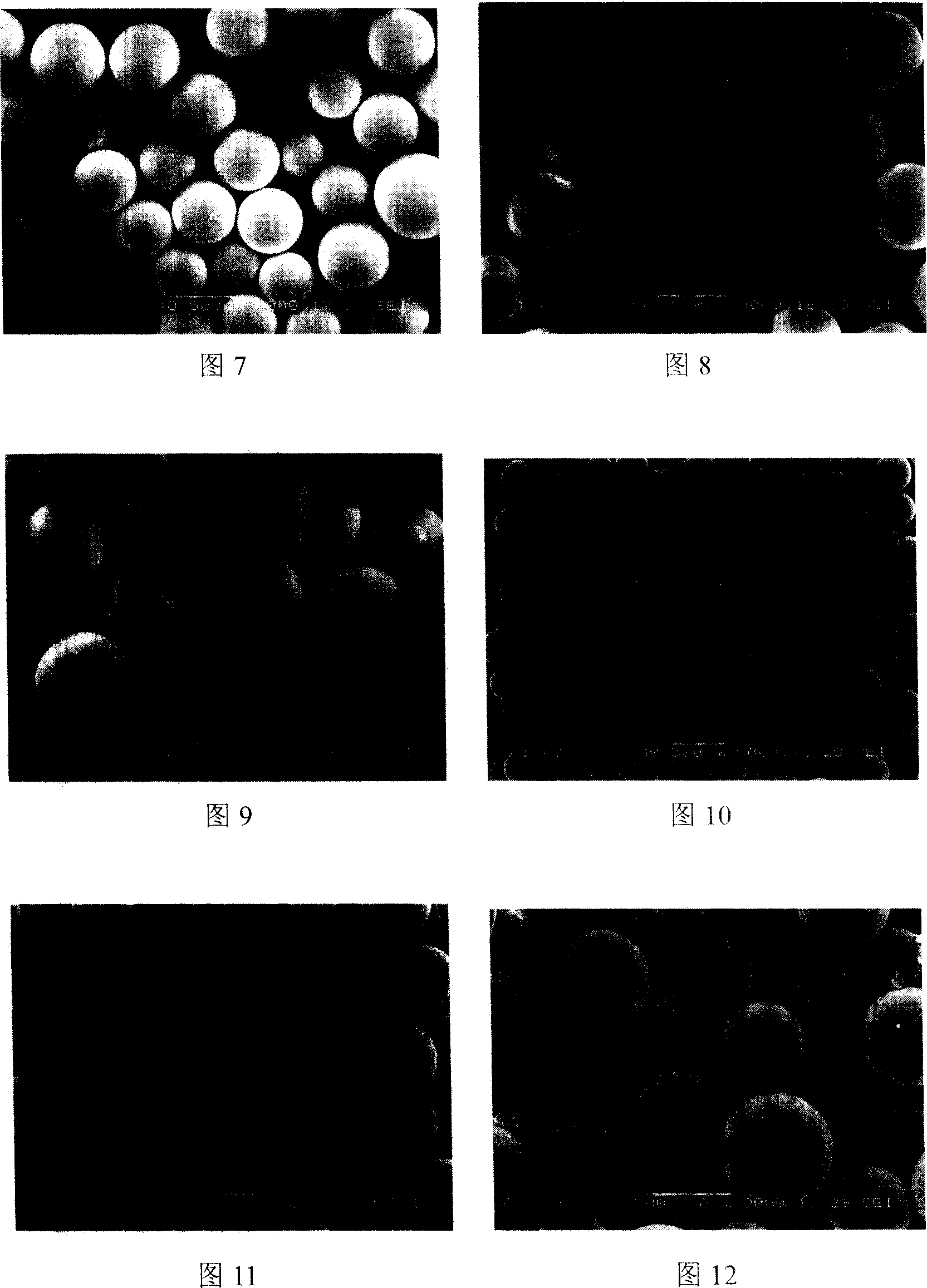 Improved process for preparing porous microsphere active carbon