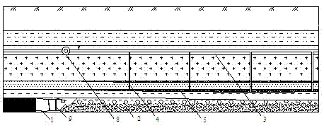 Method for grouting, filling and compacting goaf filling body from roof roadway