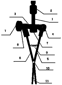 Mouth rehabilitation metal dowel pin removal device