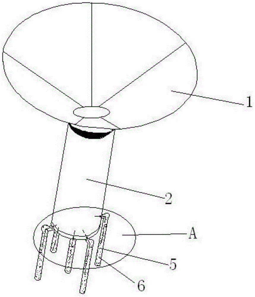 Novel irrigation device based on radiation refrigeration and capillary permeation principle