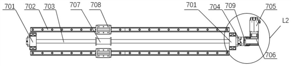 Horizontal Throat Block Driving Device of Semi-flexible Nozzle Guide Rail in Continuous Transonic Wind Tunnel