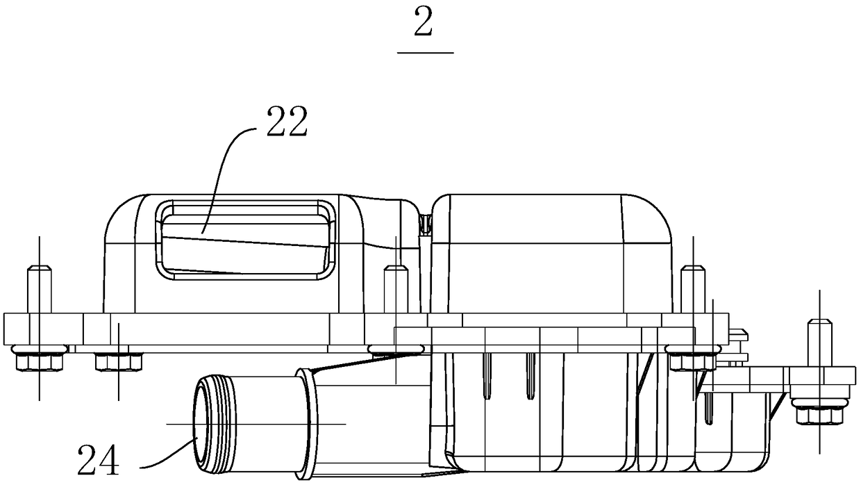 Engine cylinder block and cylinder block oil-gas separation assembly