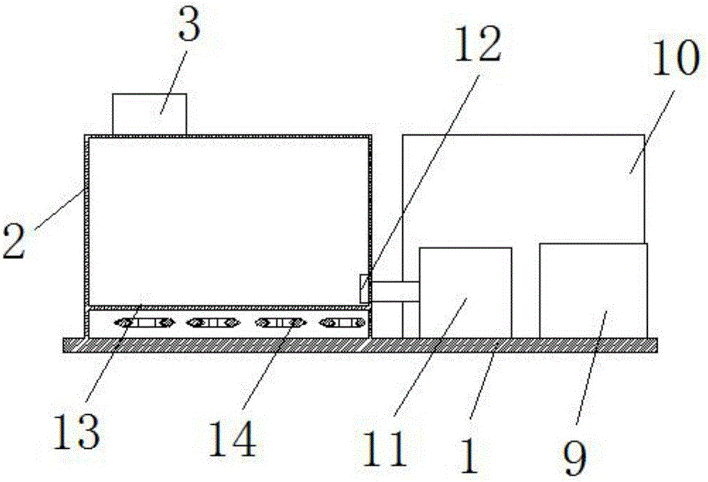 Novel flushing device for general surgery department