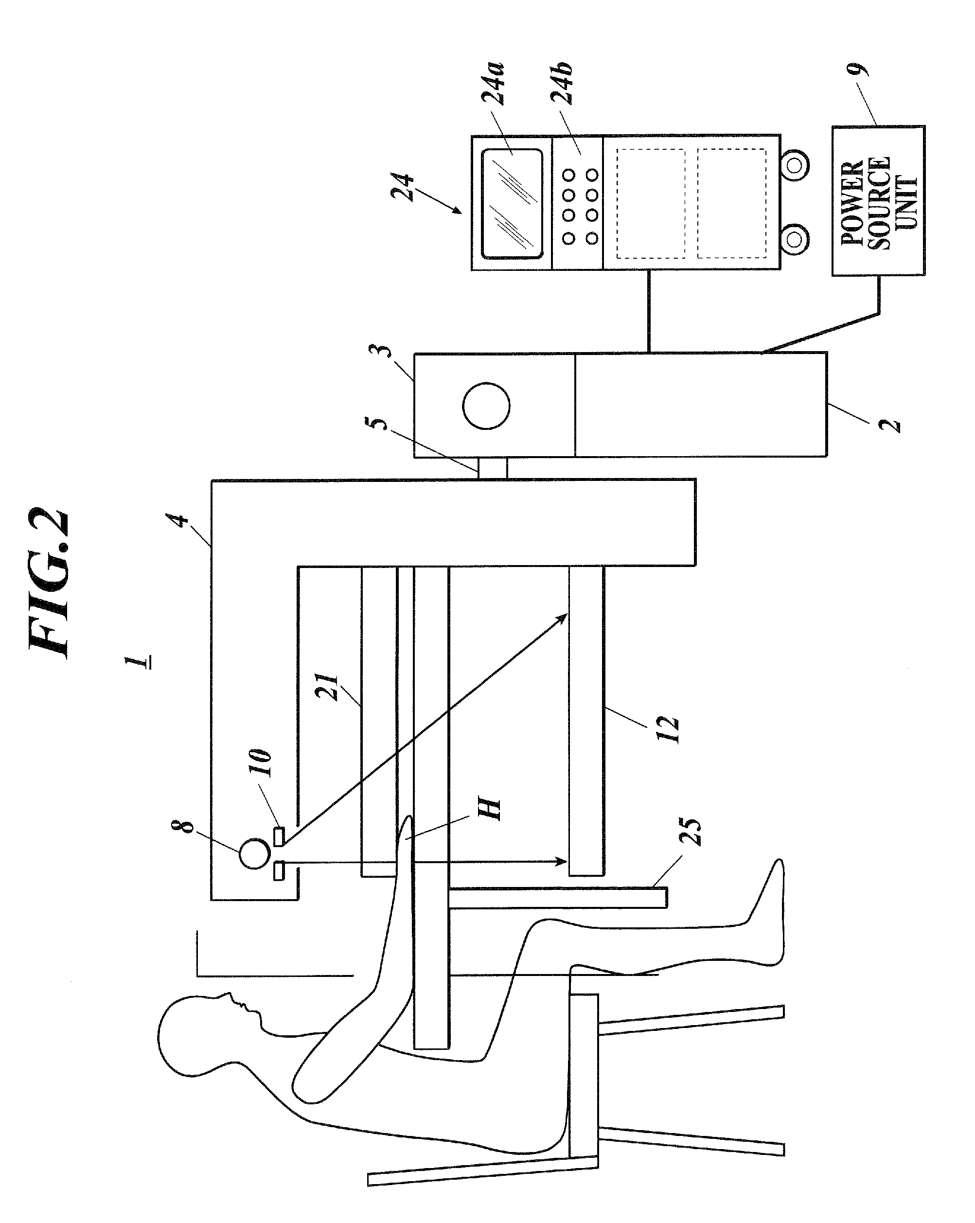 X-ray image analyzing system and program