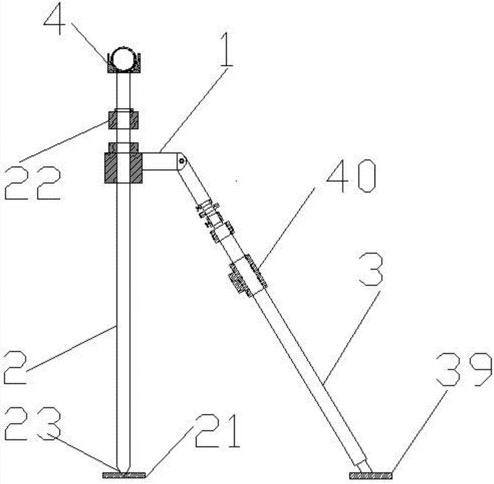 High-speed train ballastless track board general accurate measurement prism support