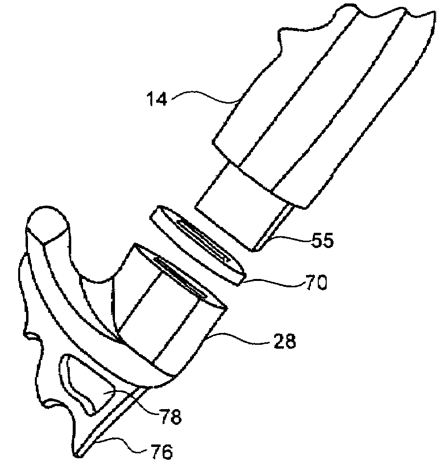 Competition/leashless ice axe with adjustable grip