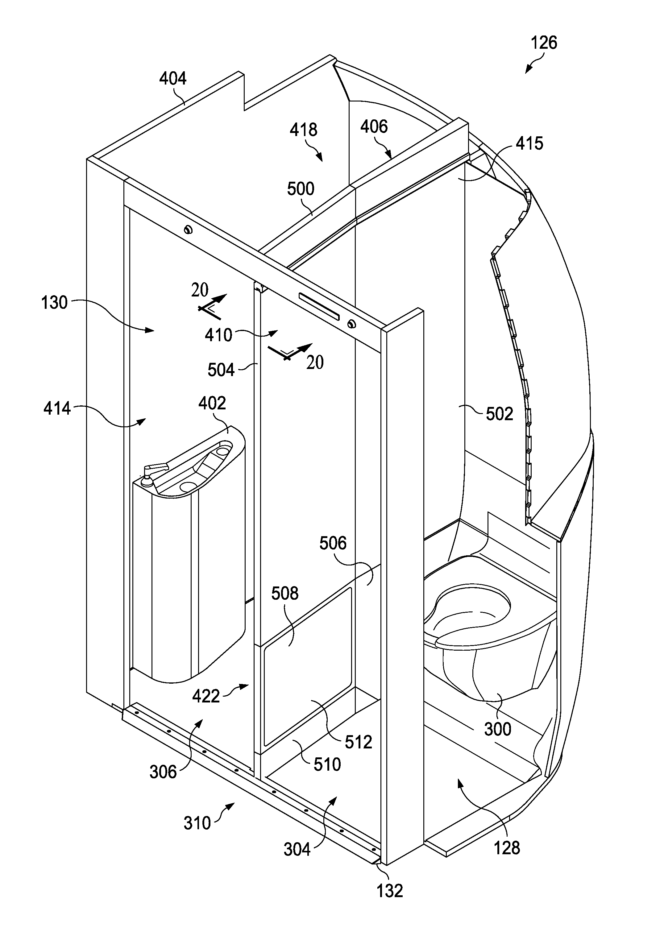 Lavatory reconfiguration system