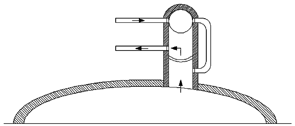 Closed anaesthesia mask capable of preventing anaesthesia gas from escaping