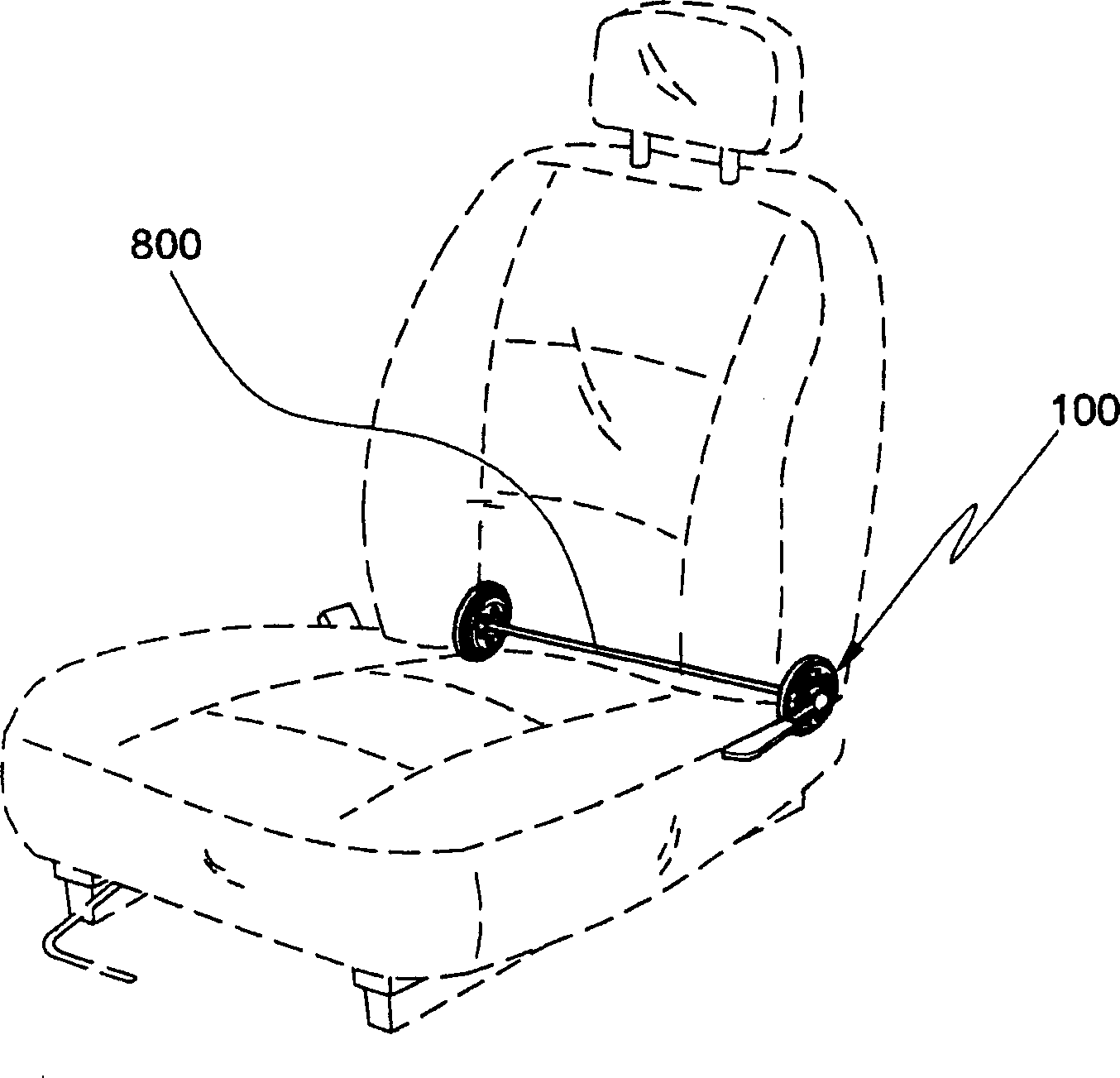 Round gapless angular modulation device for vehicle