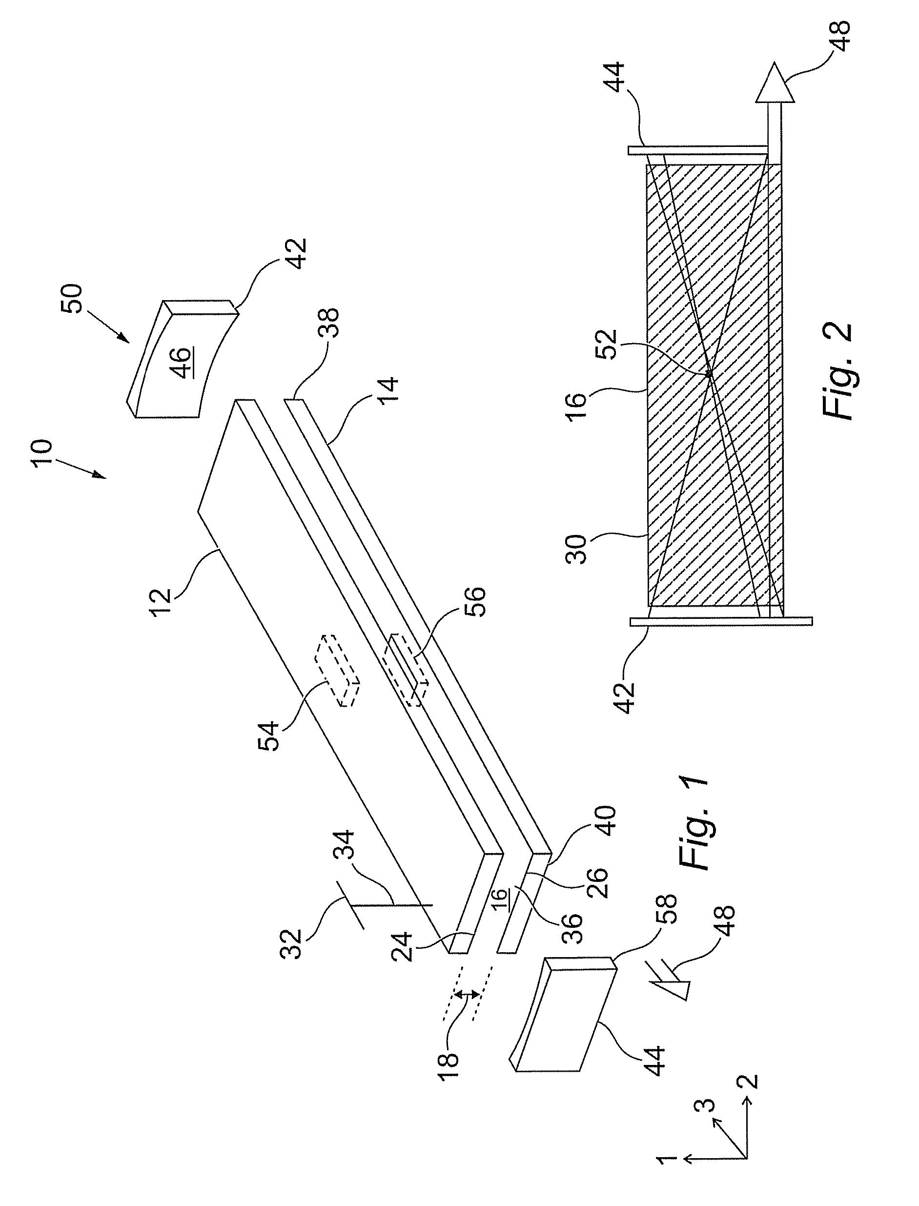 Mode selection technique for a laser