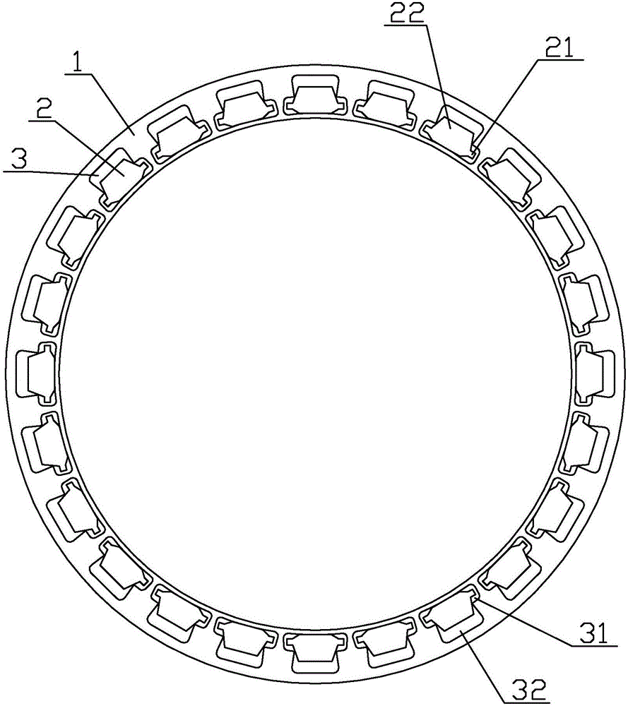 Combined suturing nail cartridge for prepuce shaping cutting suture