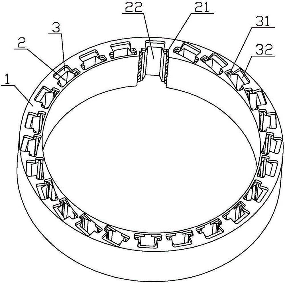 Combined suturing nail cartridge for prepuce shaping cutting suture