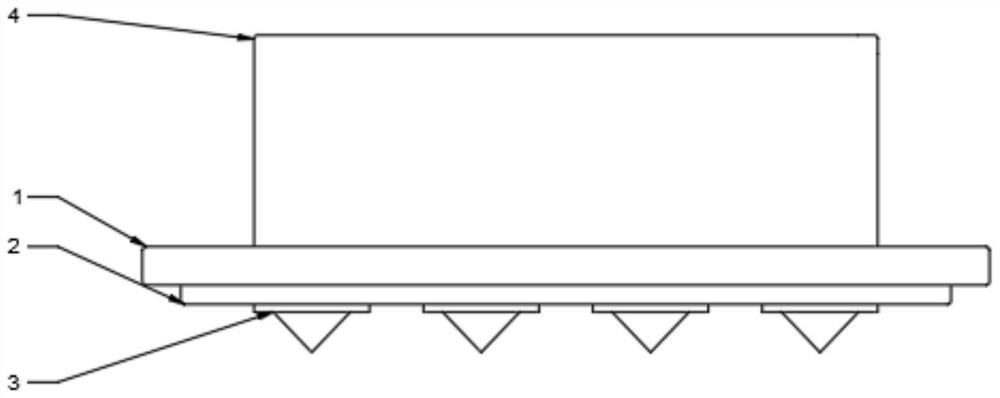 Transverse wave excitation flat plate tooth suitable for transverse wave vibroseis and vibroseis vibrator