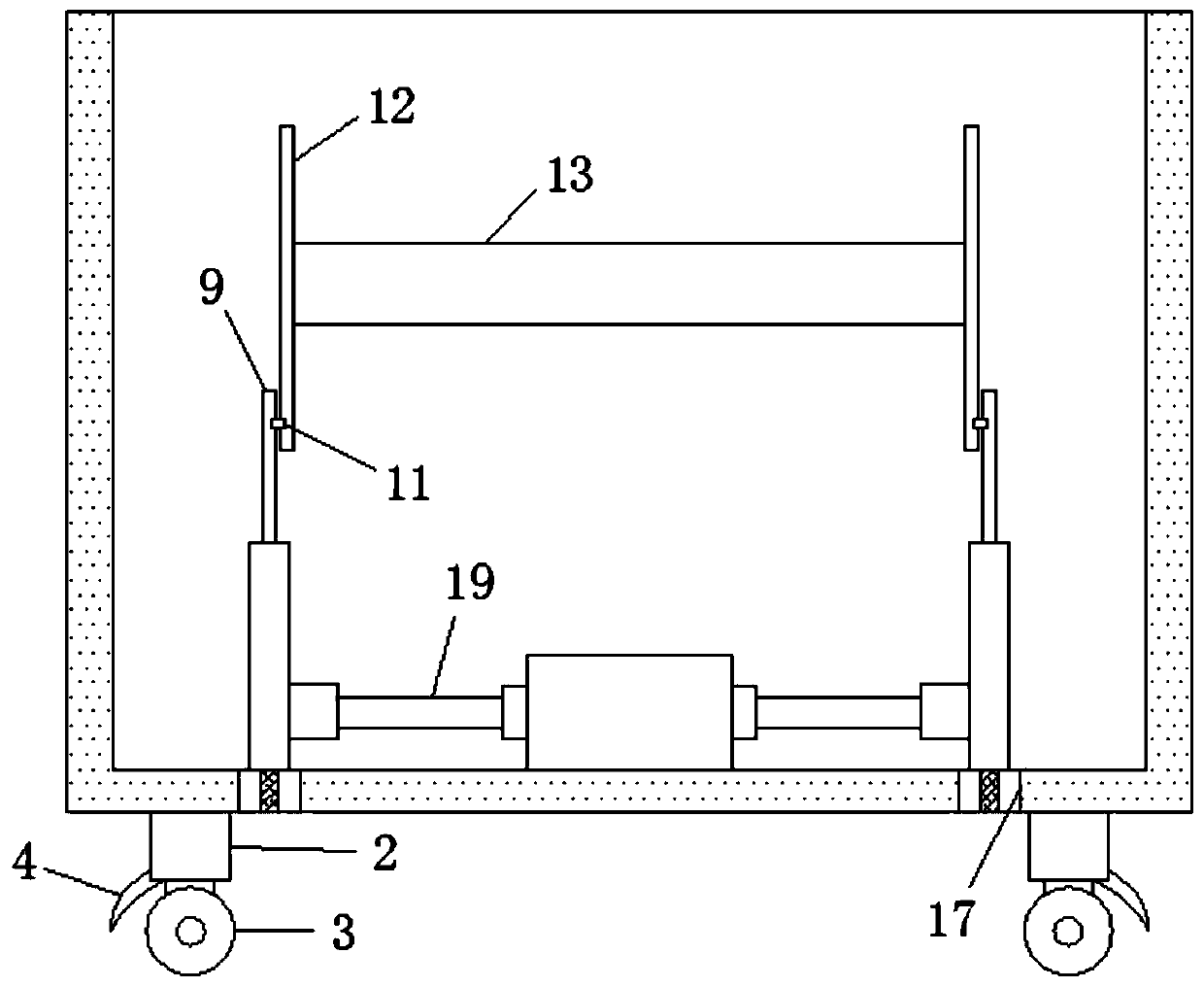 Baby cradle capable of being stably and evenly shaken