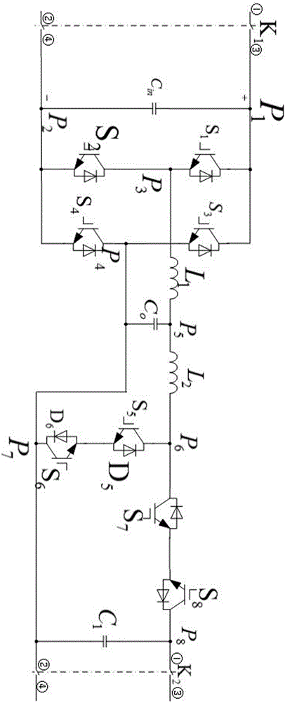 Single-phase photovoltaic power generation converter topology