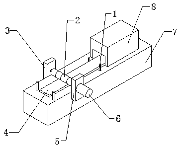 Multifunctional machining device of wiredrawn aluminum plate