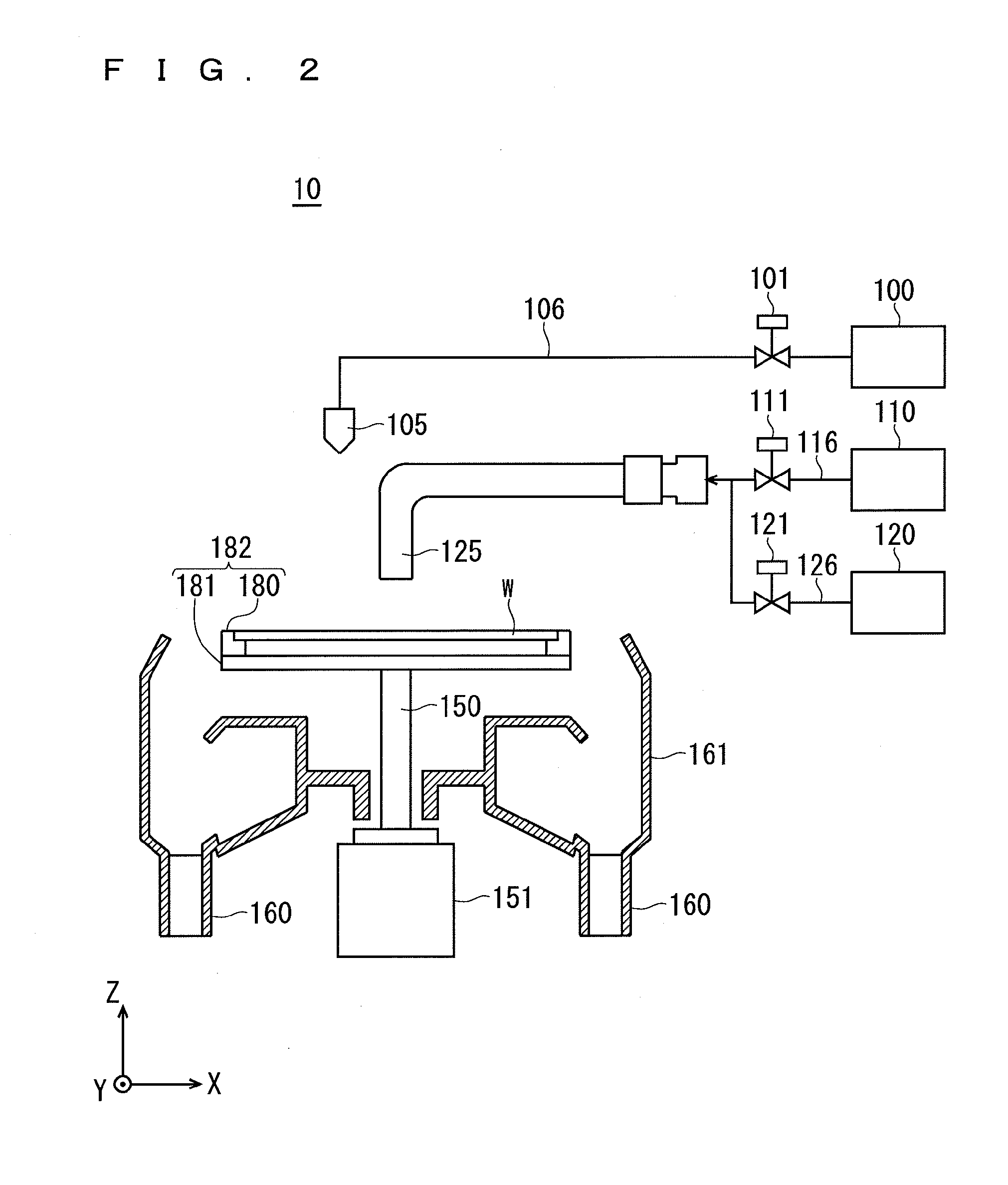 Apparatus for and method of processing substrate