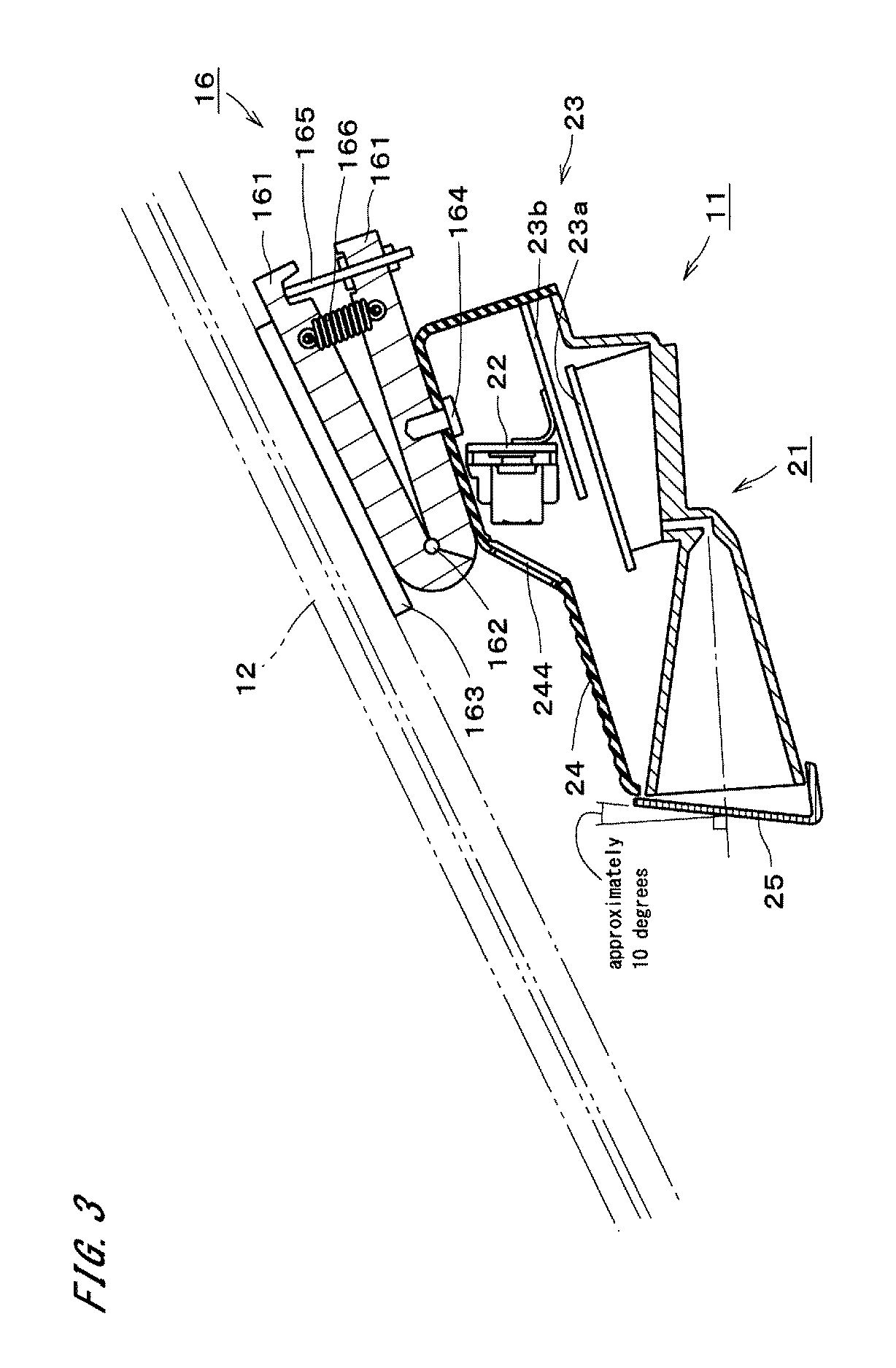 On-vehicle radar device and vehicle