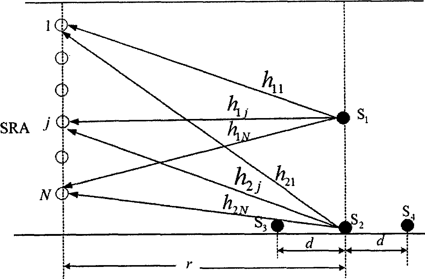 Passive time reversal reverberation suppression method based on forward prediction