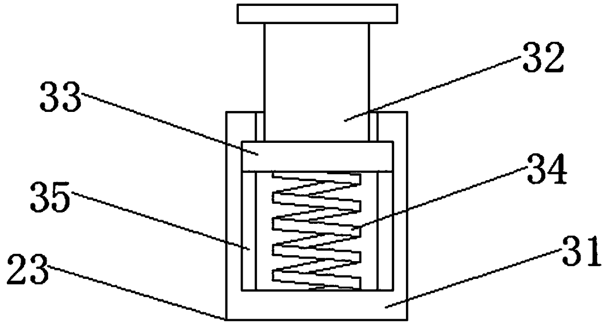 Vibration attenuation and dust collection rack special for fabric equipment