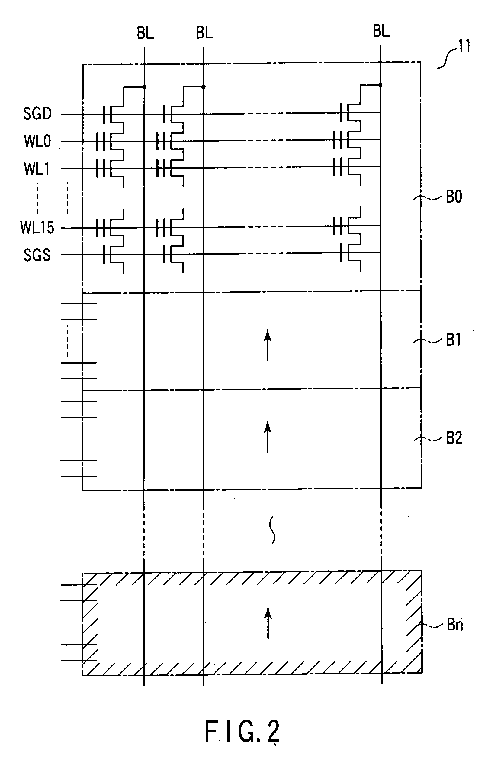 Nonvolatile semiconductor memory and its test method