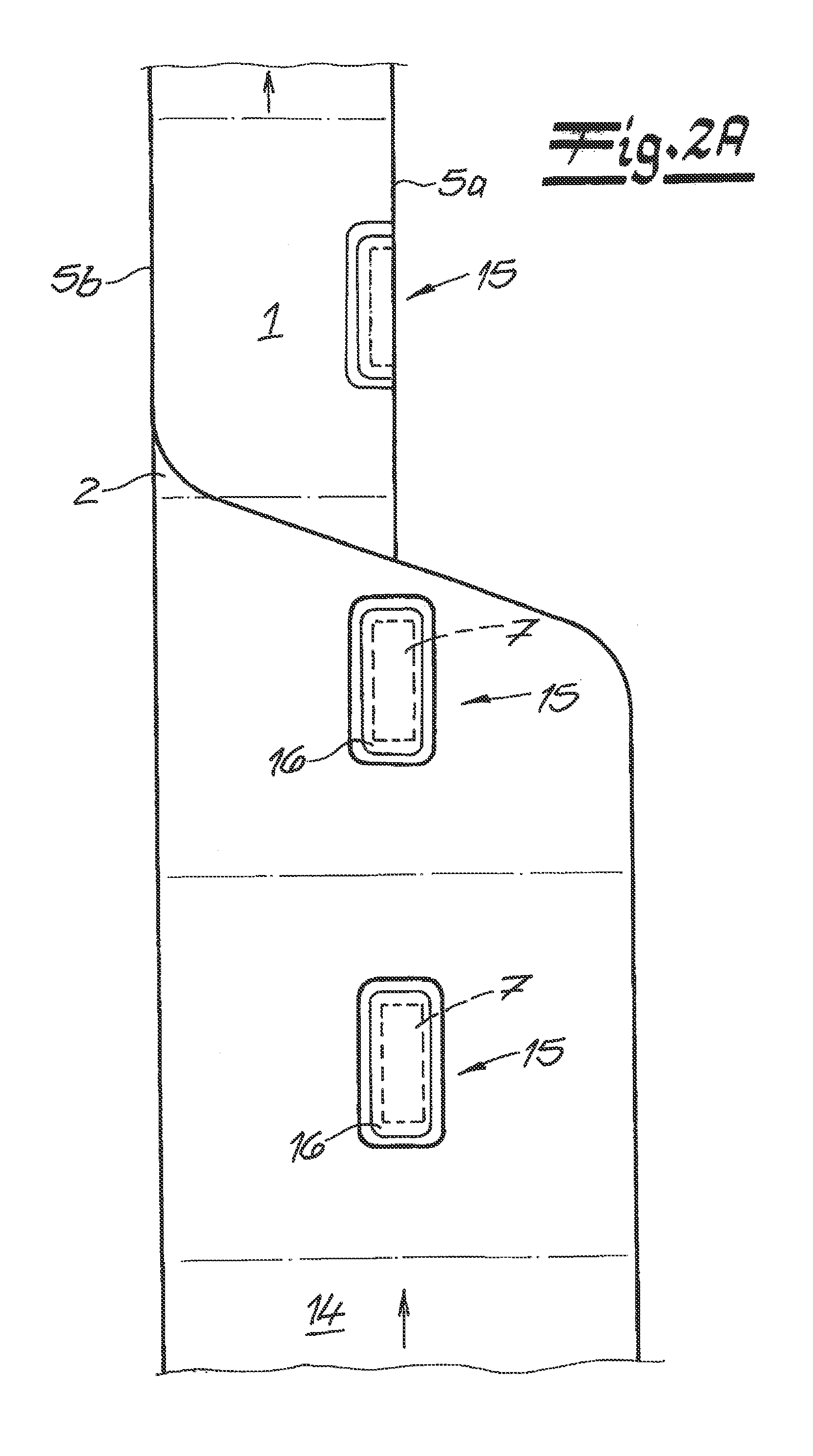 Stand-up bag for pourable goods and method for manufacturing the stand-up bag