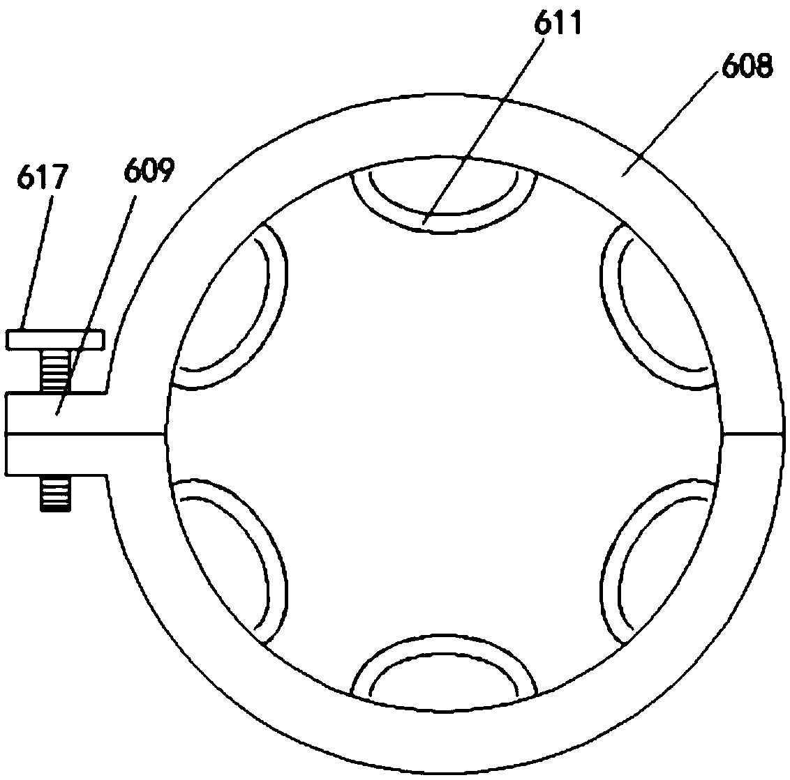 Polishing table device of explosion-proof motor