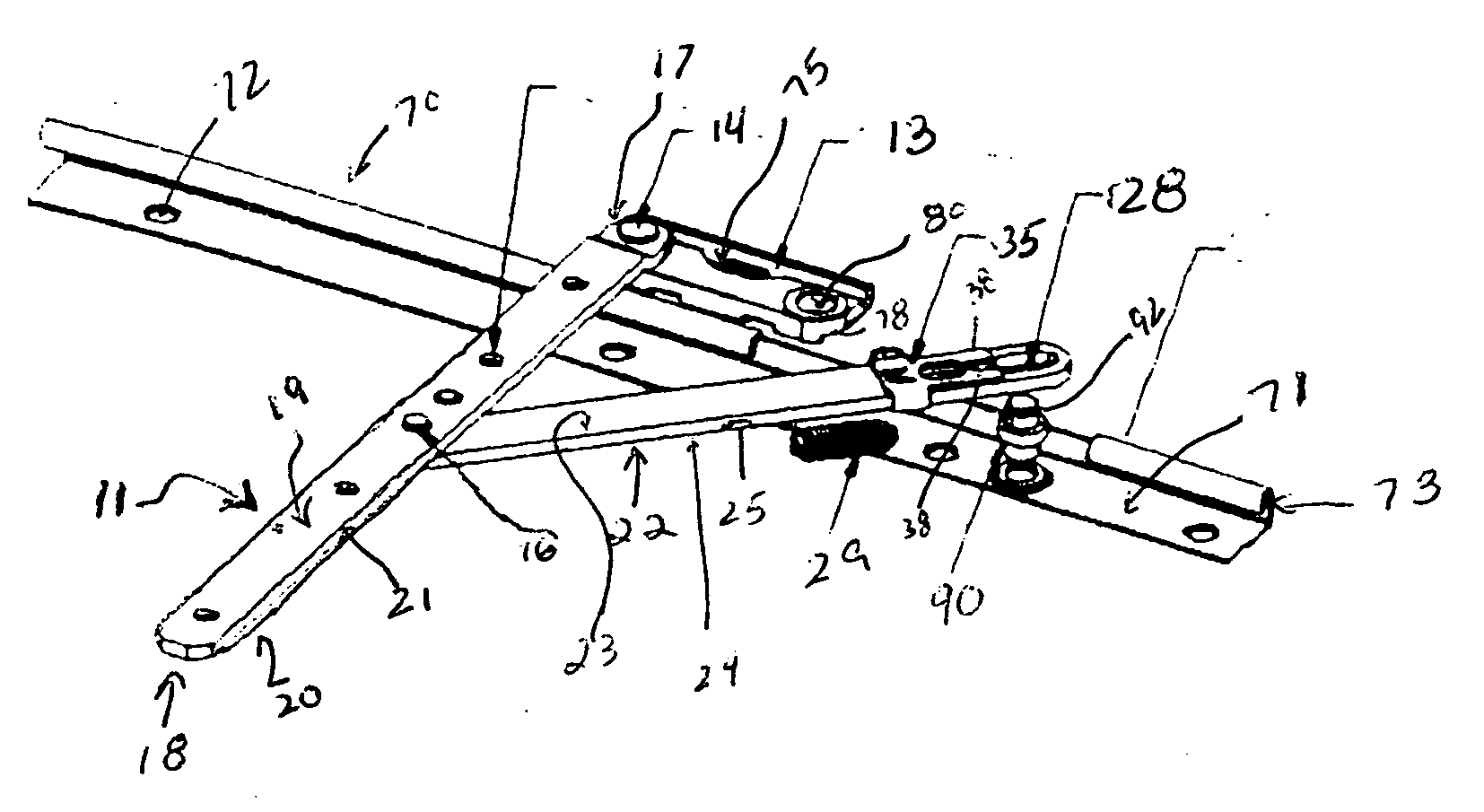 Adjustable window hinge