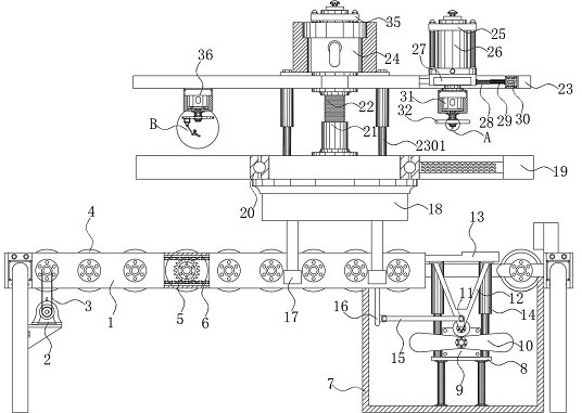 Grinding, processing and producing equipment provided with automatic detection function and used for automobile shift fork