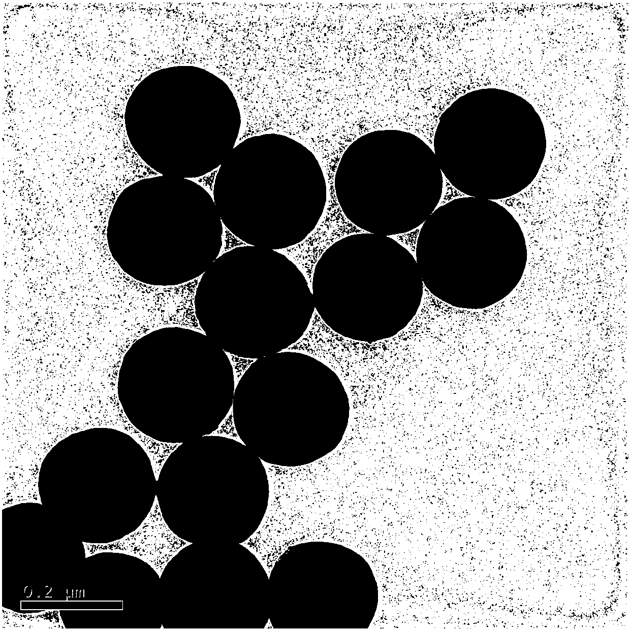 Organic-inorganic hybridized fluorescence nanoparticles capable of emitting color light as well as preparation method thereof