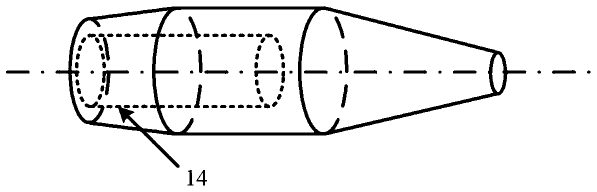 Electromagnetic measurement method for projectile speed in impact extrusion process of countersunk projectile