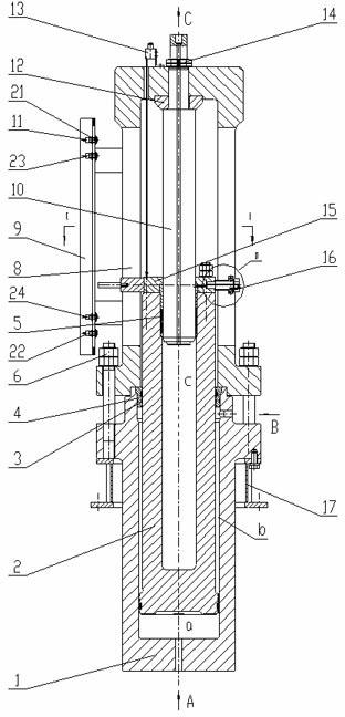 Supercharger applicable to steel pipe water-pressure test system