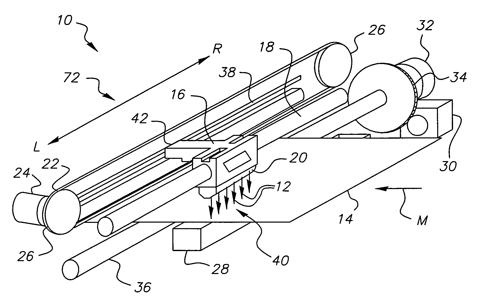 Scanning optical printhead having exposure correction