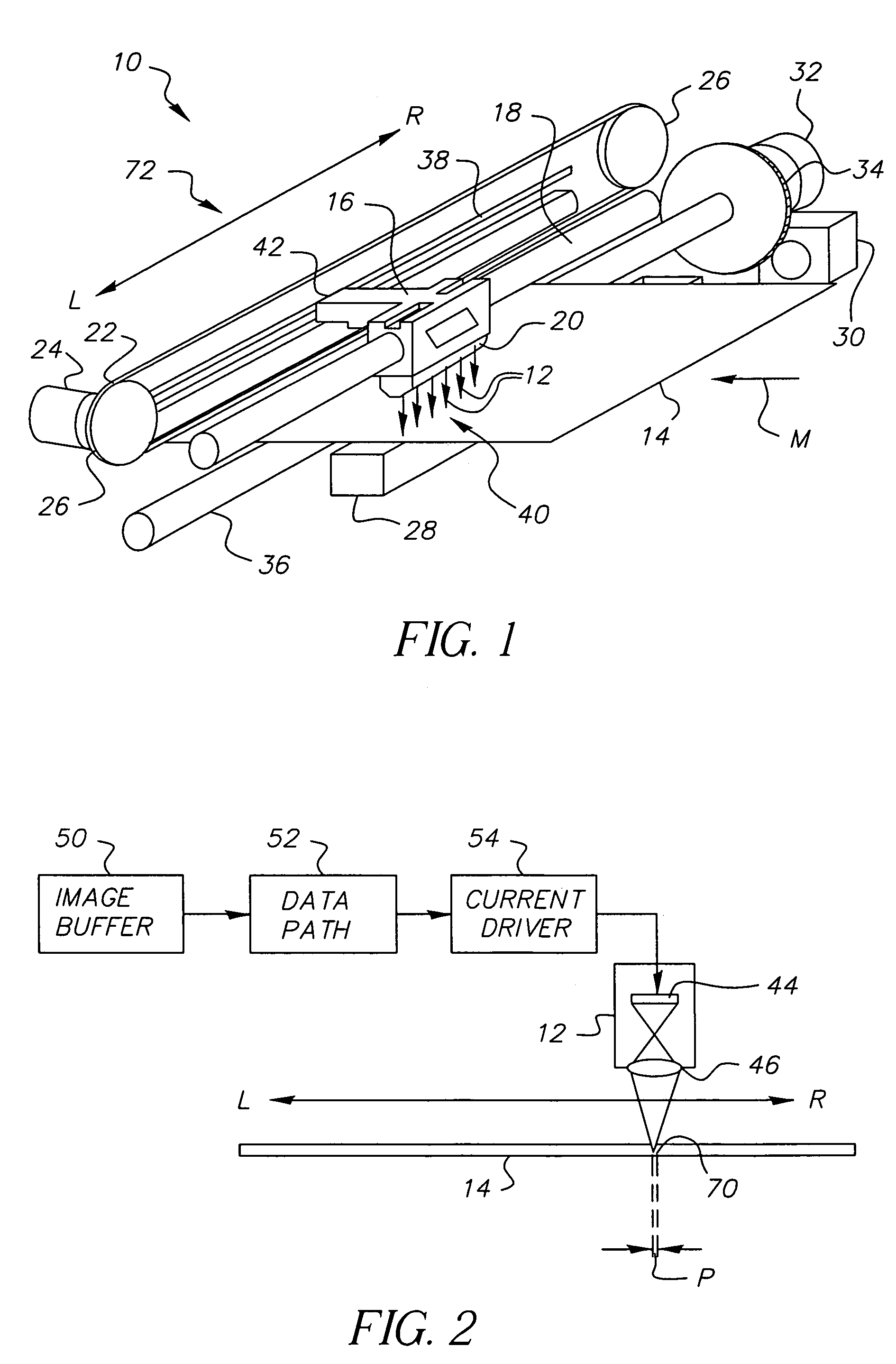 Scanning optical printhead having exposure correction