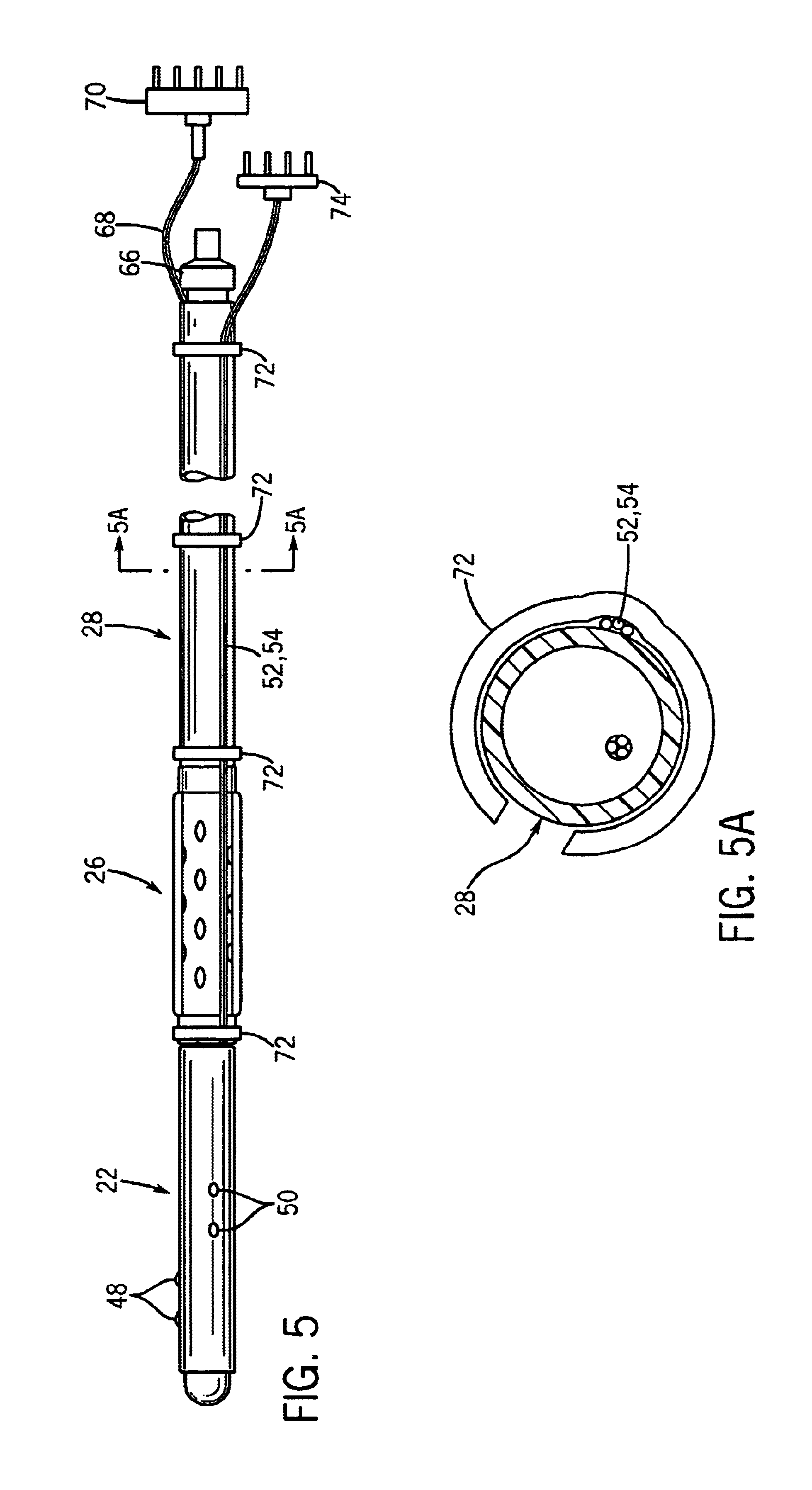 Esophageal stethoscope with carrier members for cardiac pacing and oximetry