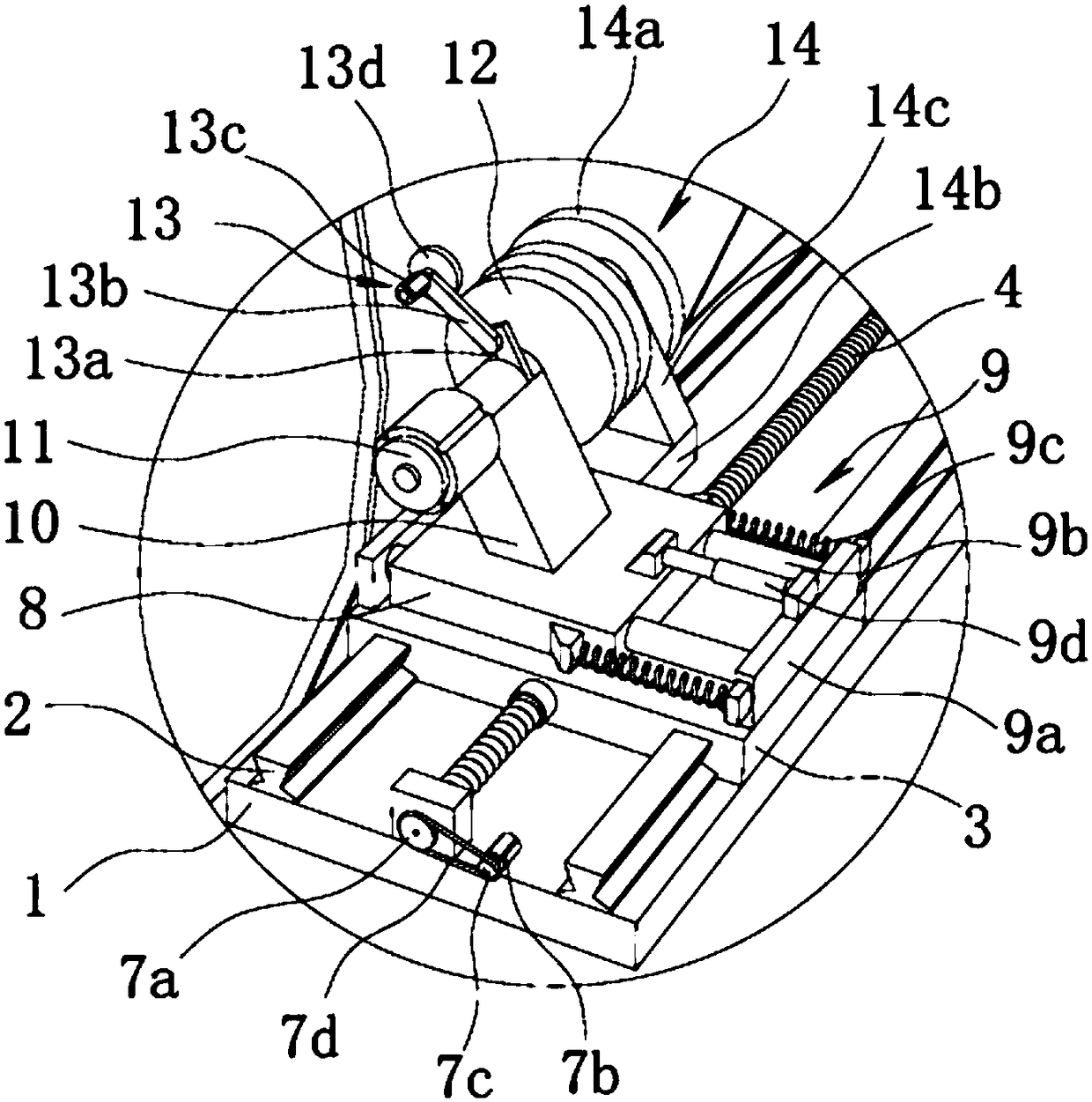 Grinding equipment for cathode roller and using method thereof