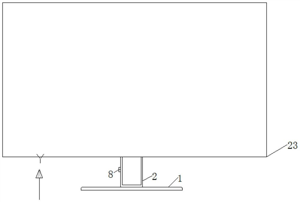 A height-adjustable rotating display stand