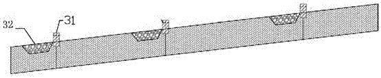 Ecological drainage method for purifying and decreasing rainwater runoffs on expressways