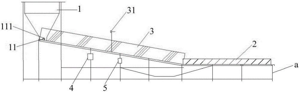 Impact force simulation device and experiment method during debris flow movement erosion-deposition process