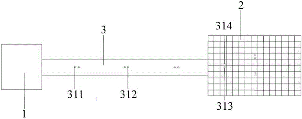 Impact force simulation device and experiment method during debris flow movement erosion-deposition process