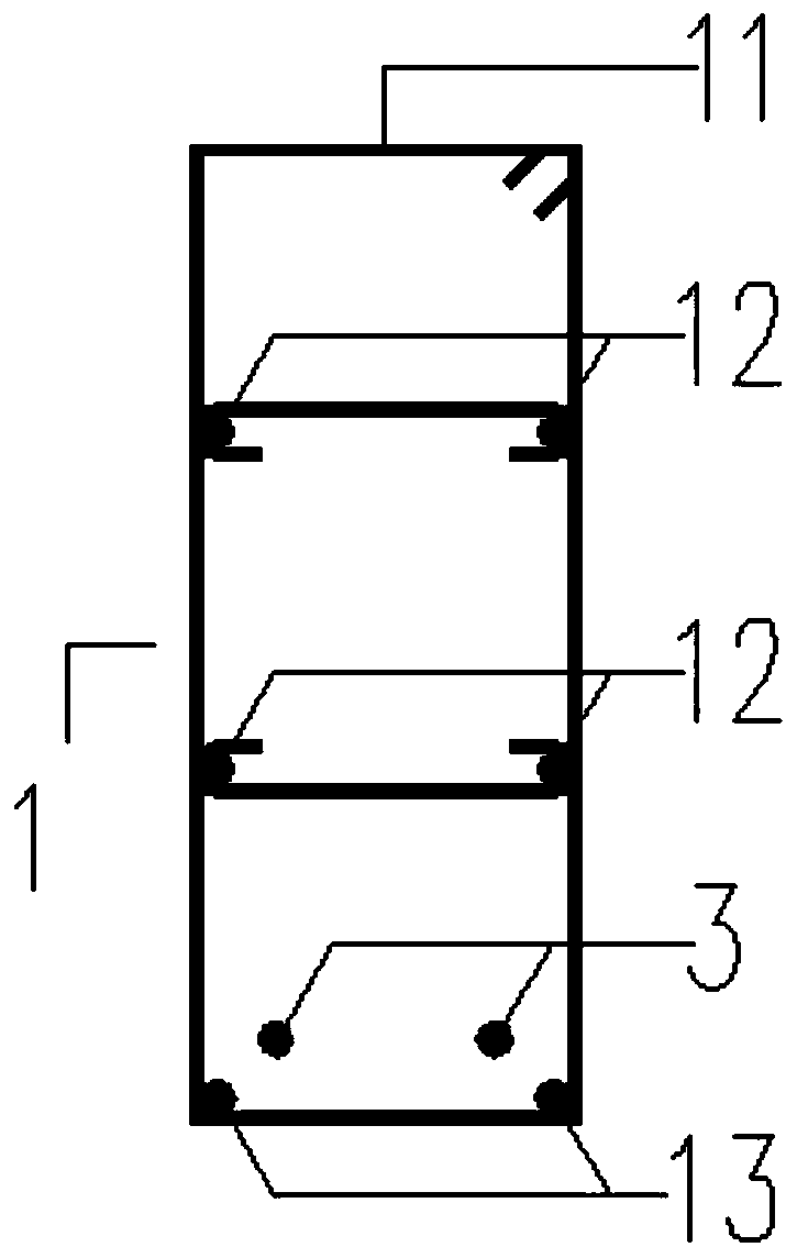 Pretensioned prestressed superposed frame beam and construction method