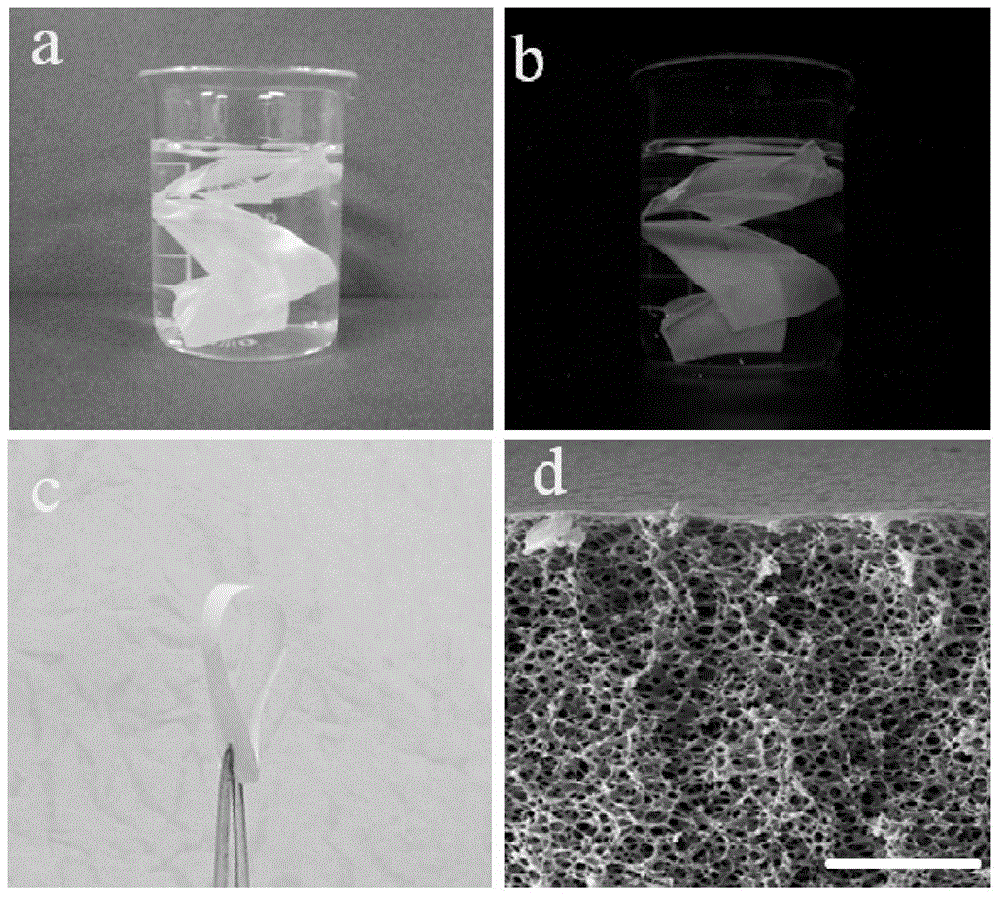 Monovalent gold molecular cluster and preparation method, porous polymer film based on monovalent gold molecular cluster and cyanide detection method based on the same