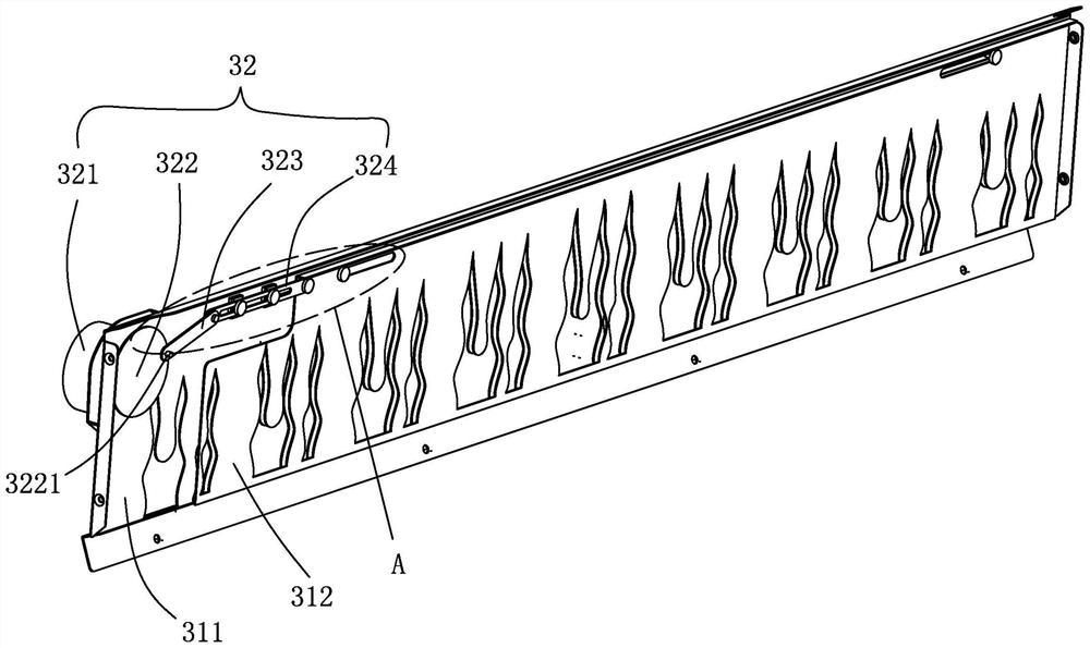 Electric fireplace capable of displaying various flame shapes