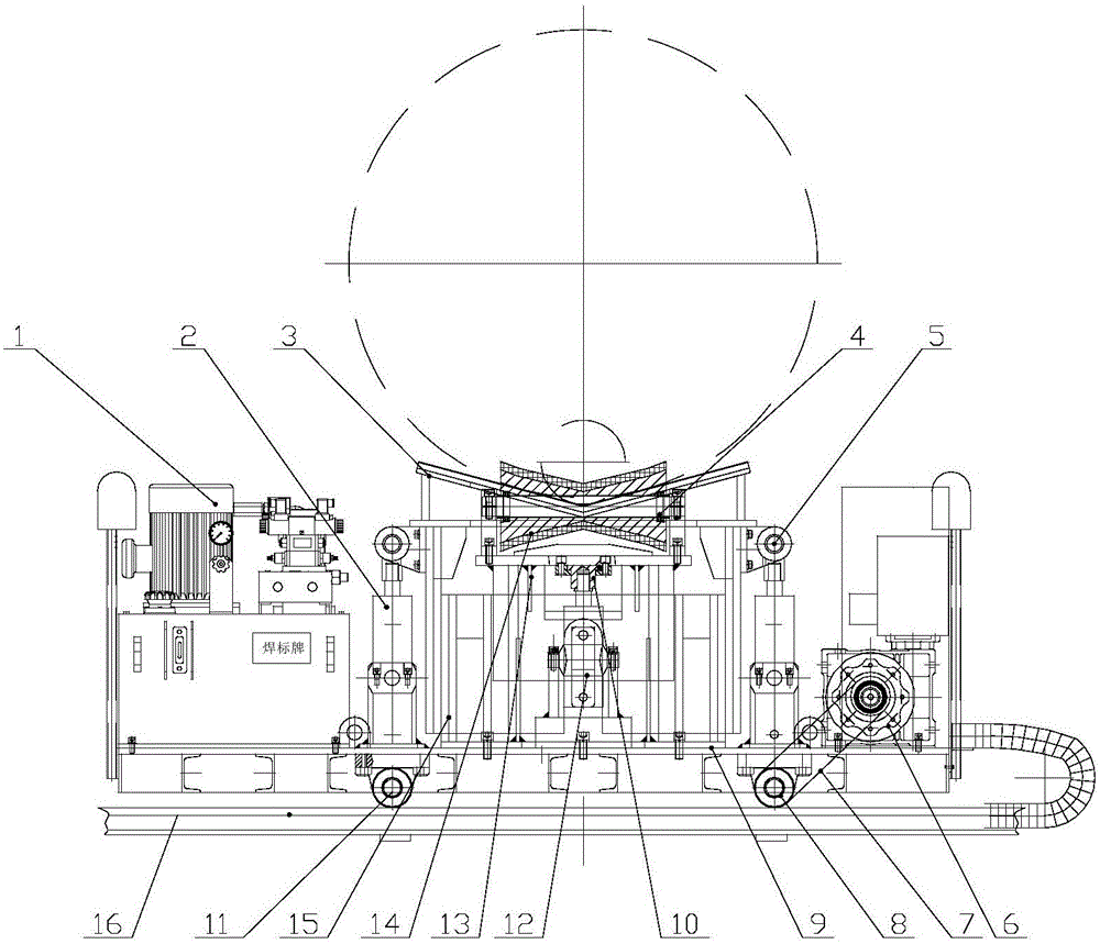 A multi-functional lifting and moving cylinder machine