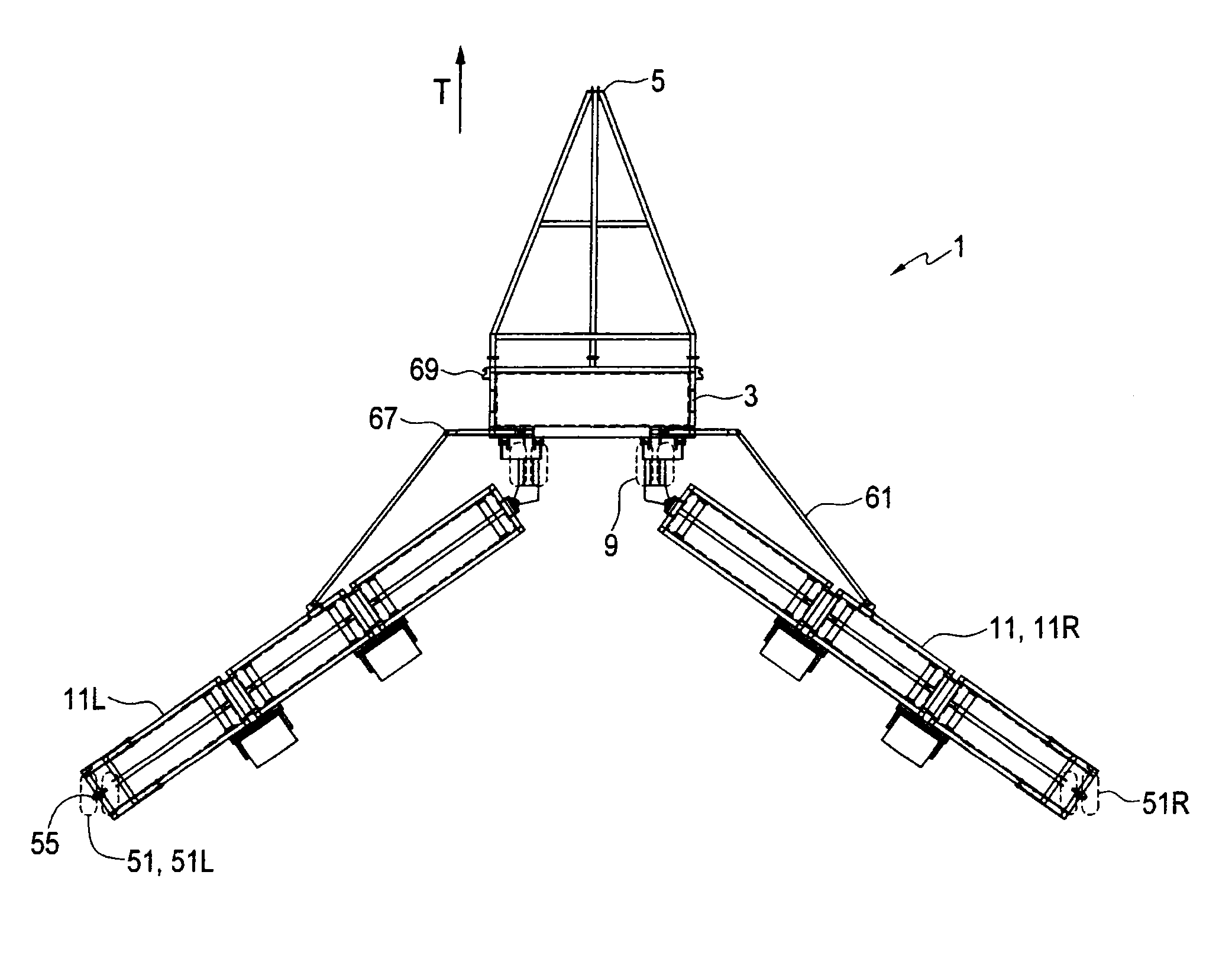 Folding land rolling implement